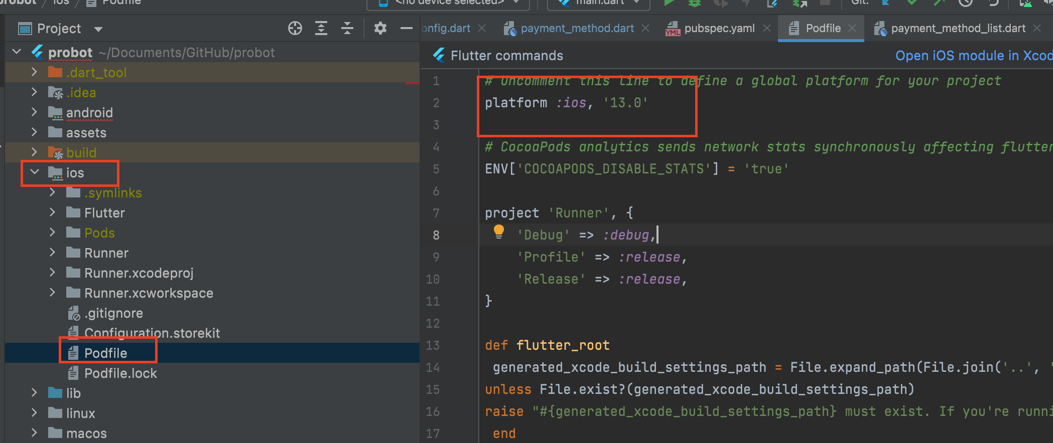 Probot - Flutter Document